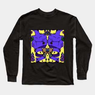 Coloured Nervous Butterfly Long Sleeve T-Shirt